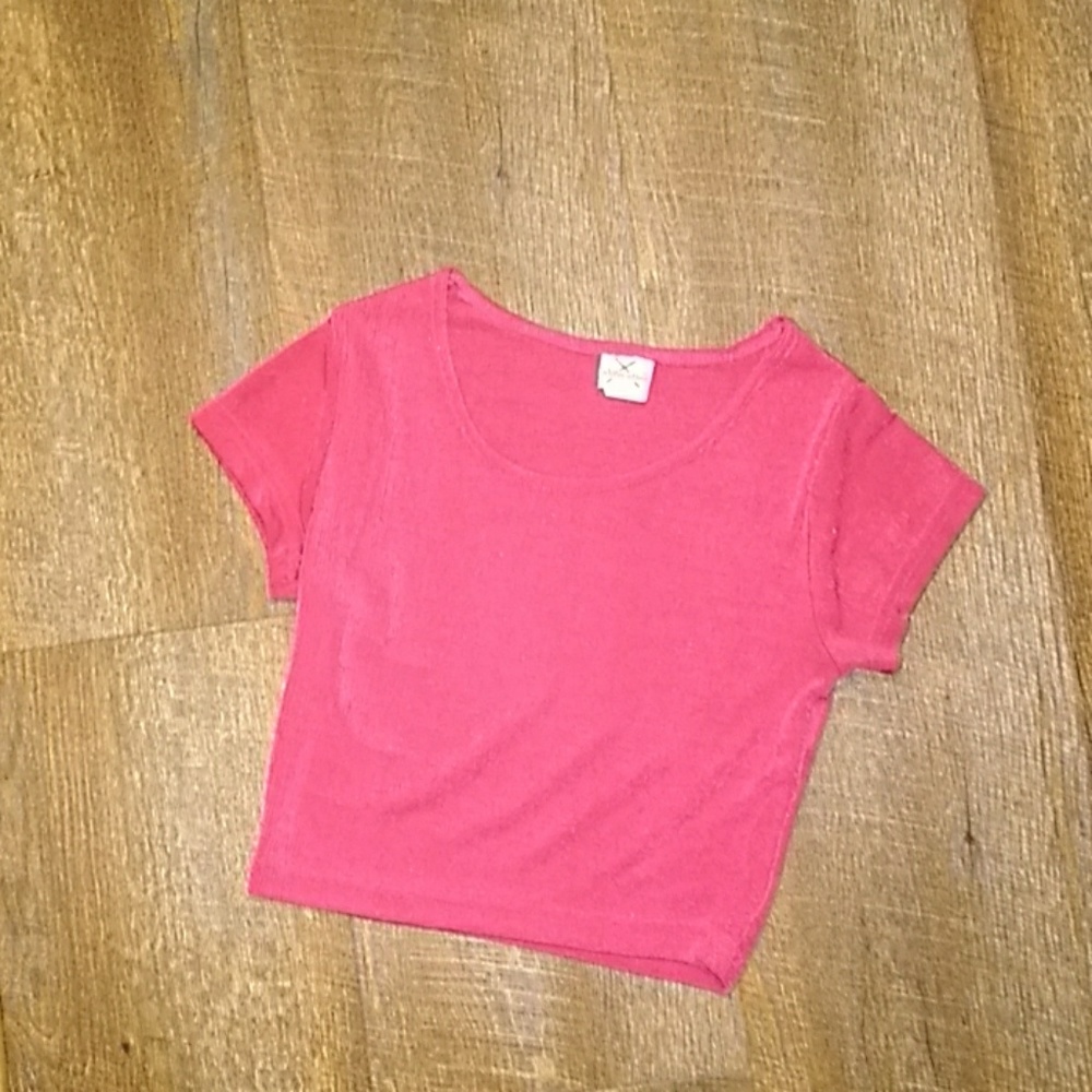 Pink crop top